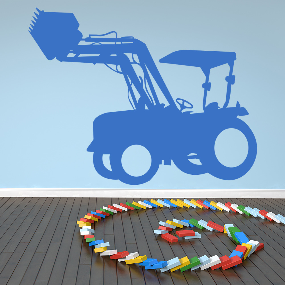JCB Digger Construction Machines Wall Sticker | Icon Wall Stickers
